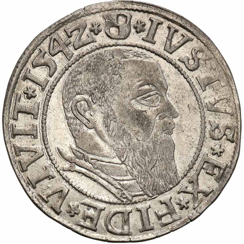 Prusy Książęce. Albrecht grosz 1542 Królewiec